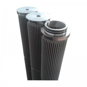Spiekany cylinder z filtrem z włókna metalowego stosowany do filtracji metanolu